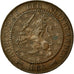 Munten, Nederland, William III, 2-1/2 Cent, 1886, PR, Bronze, KM:108.1