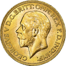 South Africa, George V, Sovereign, 1931, Pretoria, Gold, MS(63), KM:32
