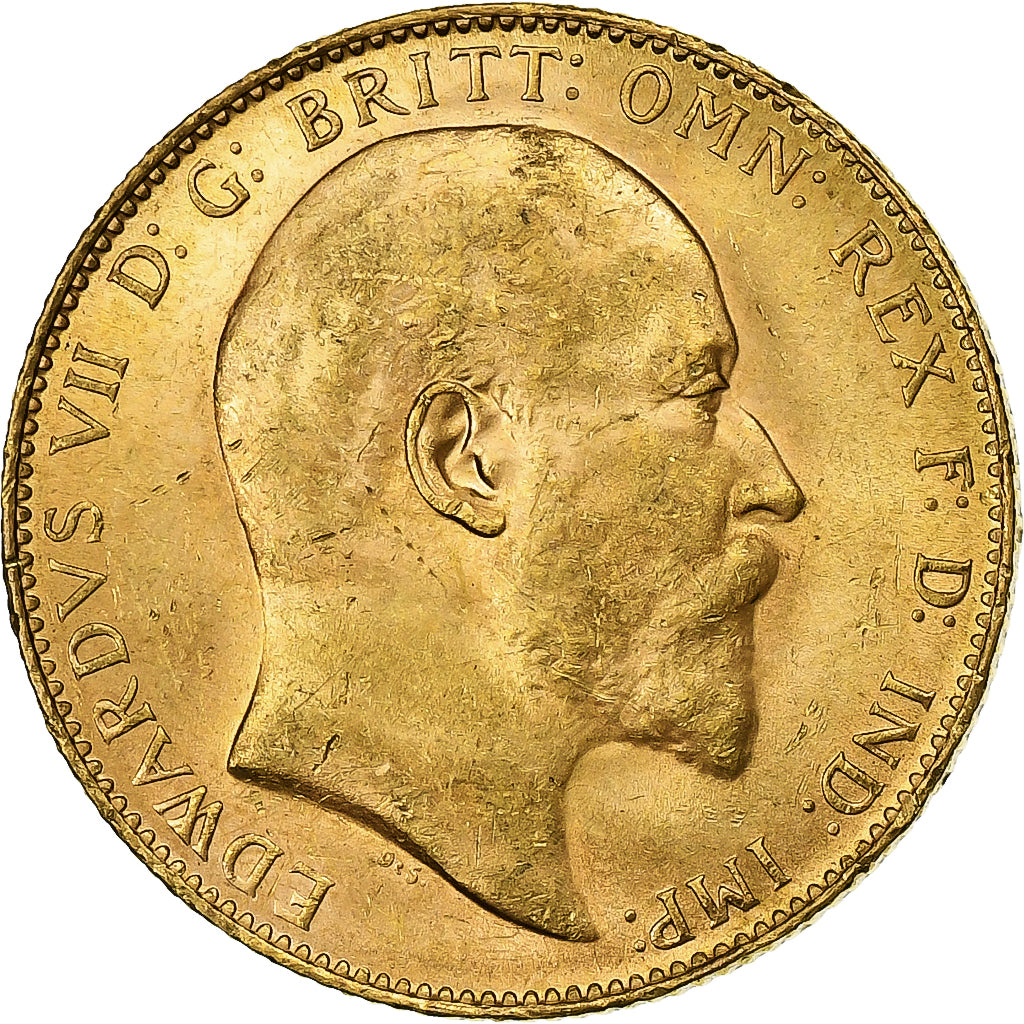 Australia, Edward VII, Sovereign, 1906, Perth, Gold, MS62, KM:15
