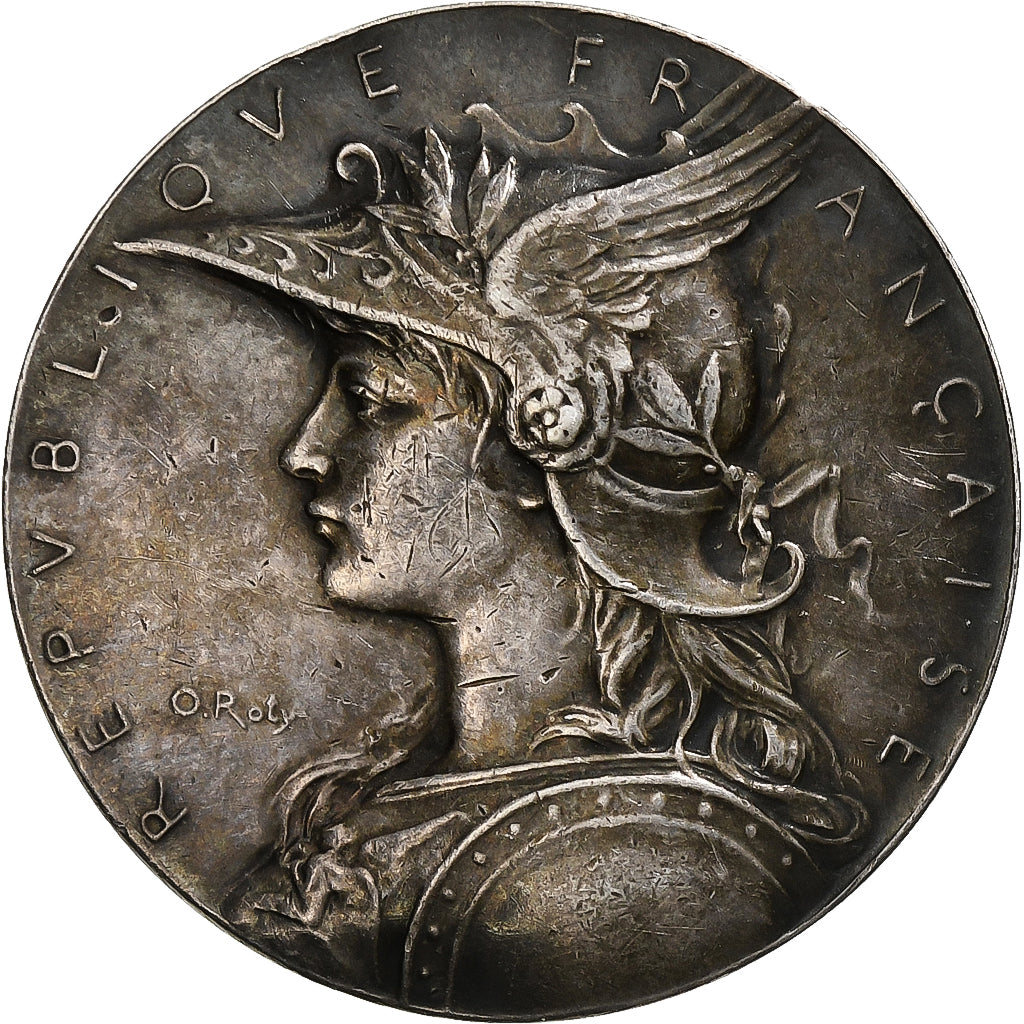 France, Medal, Préfecture de Police, Commissions d'Hygiène Publique, Silver