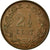 Coin, Netherlands, Wilhelmina I, 2-1/2 Cent, 1894, AU(50-53), Bronze, KM:108.2