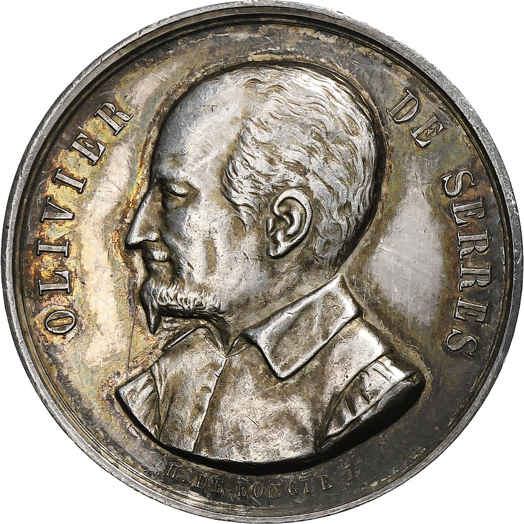 Francia, medaglia, Olivier de Serres, Société d'Agriculture de Louhans