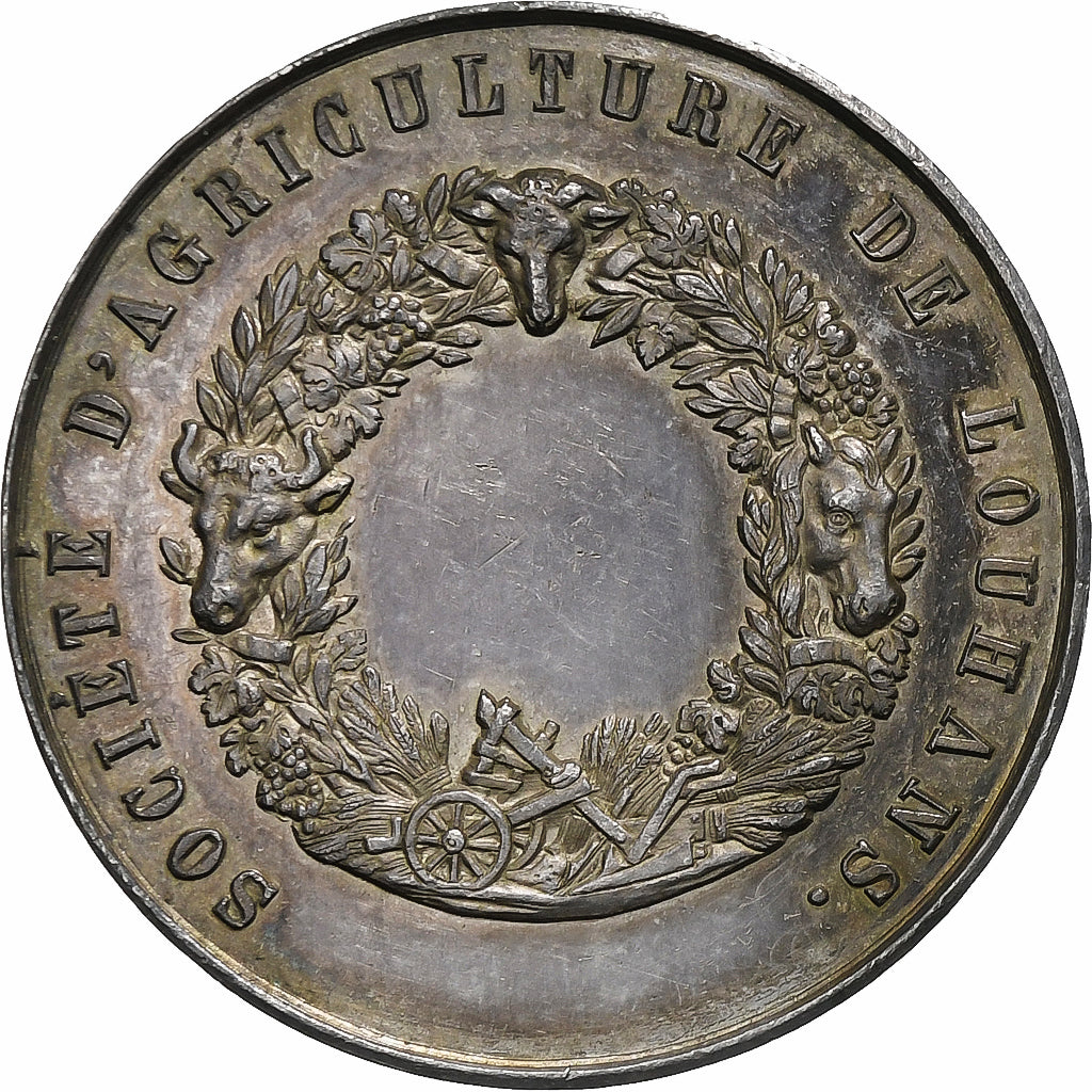 Francia, medaglia, Olivier de Serres, Société d'Agriculture de Louhans