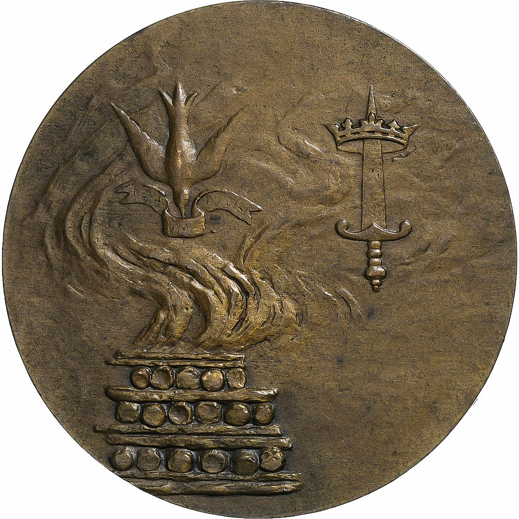 France, Médaille, Jeanne d'Arc, Bronze, SUP, Montagny