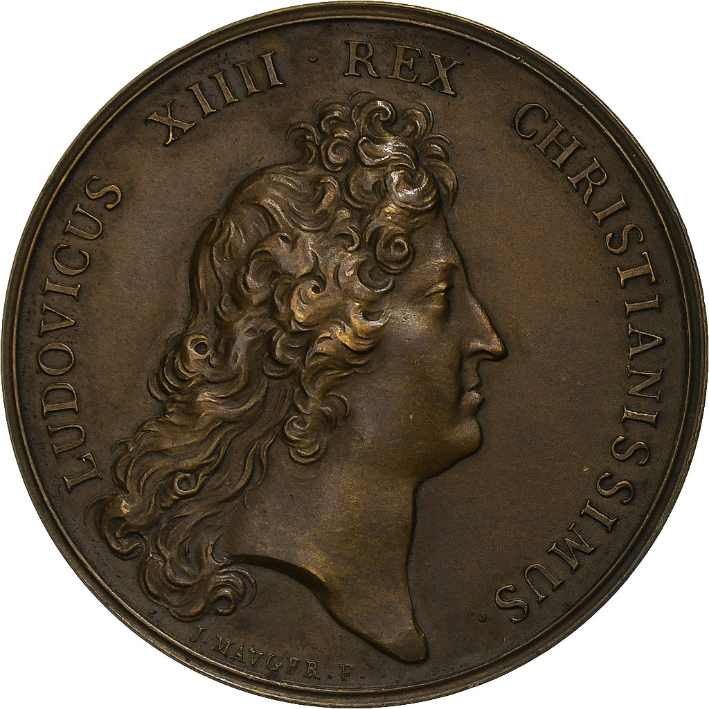 France, Medal, Louis XIV, Les Anglais chassés de l'île de Saint Christophe