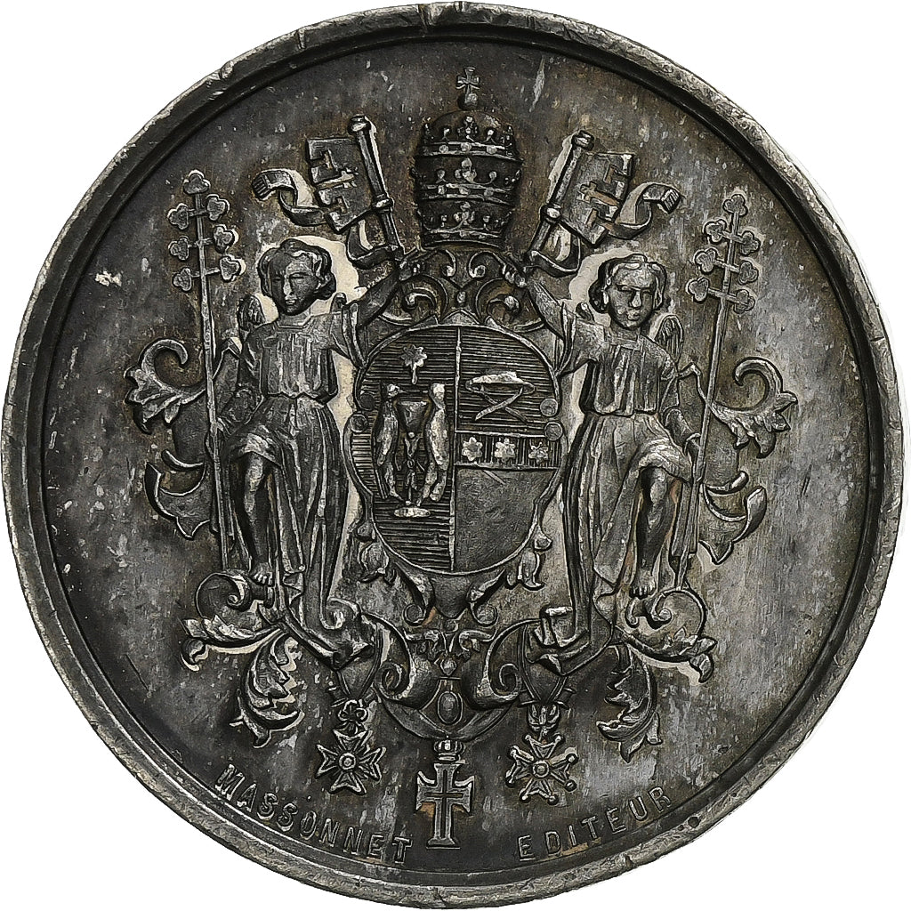 Vatican, Médaille, Election du Pape Pie IX, 1846, Etain, SUP, Massonnet