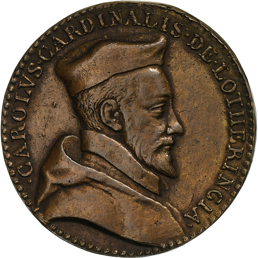 Frankreich, Medaille, Charles de Lorraine, Archevêque de Reims, Cardinal