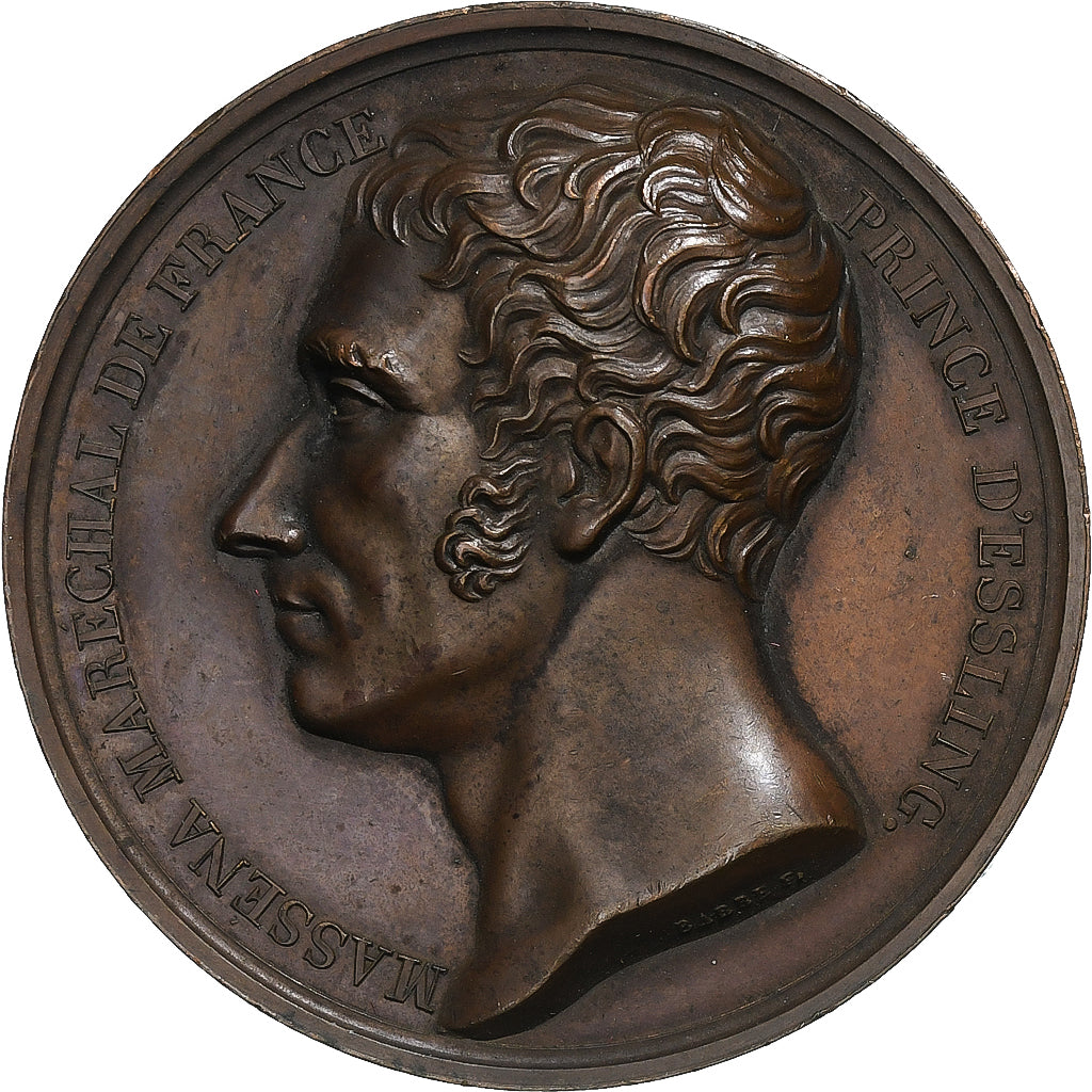 France, Médaille, Masséna , Maréchal de France, 1817, Bronze, SUP, Barre