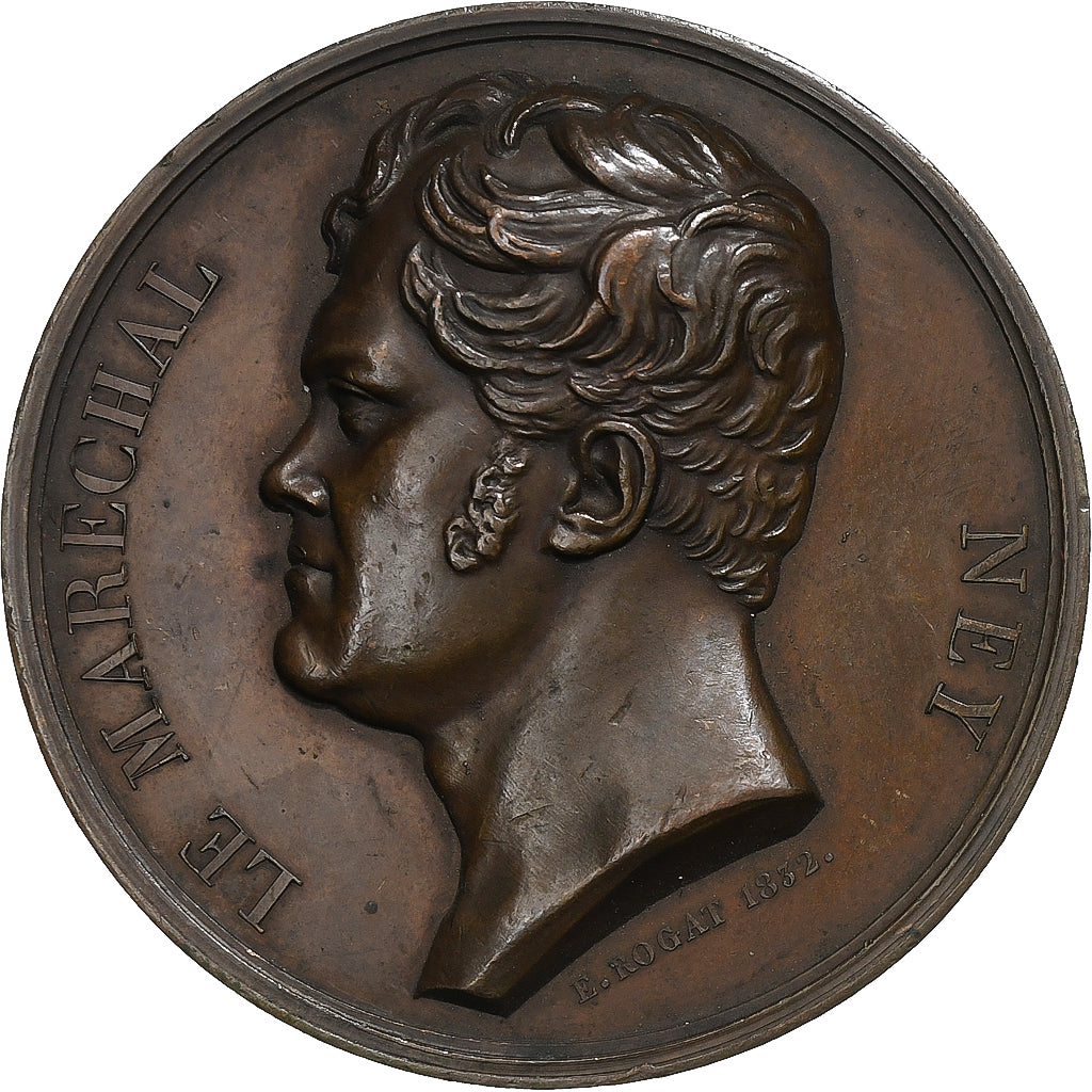 France, Médaille, First French Empire, Le Maréchal Ney, 1832, Bronze, SUP