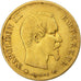 France, Napoleon III, 10 Francs, 1860, Strasbourg, Gold, EF(40-45)