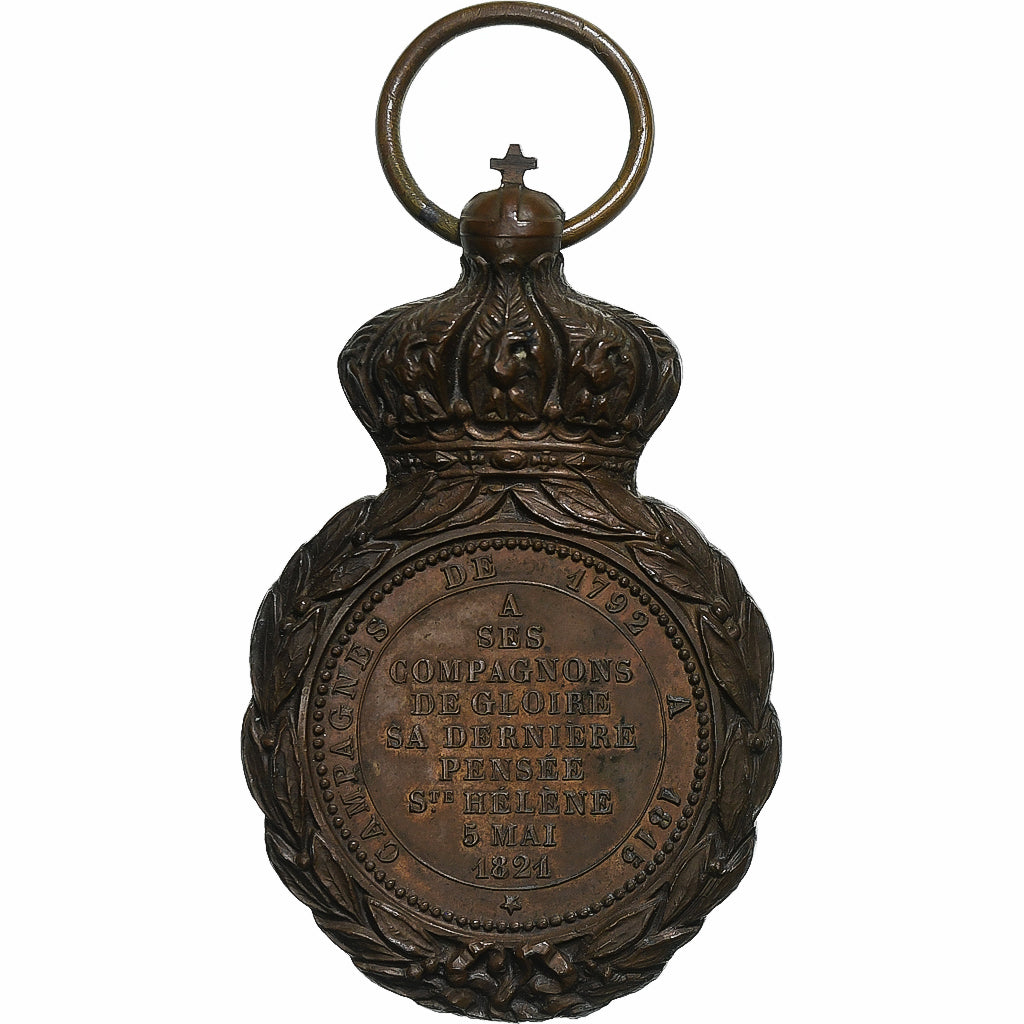 France, Médaille de Saint Hélène, Médaille, 1857, Excellent Quality, Bronze