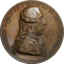 France, Medal, National Convention, Sylvain Bailly, Astronome, 1793, Copper