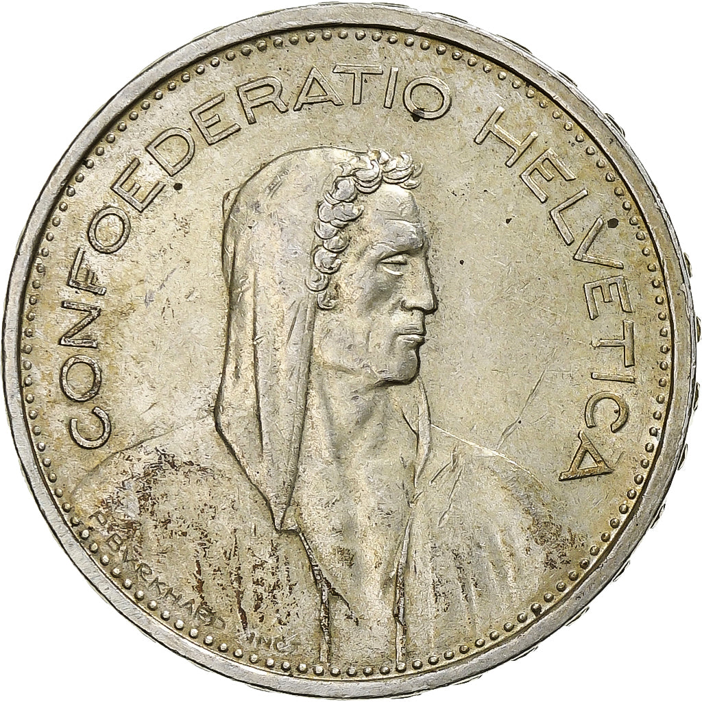 Switzerland, 5 Francs, 1966, Bern, Silver, AU(50-53), KM:40