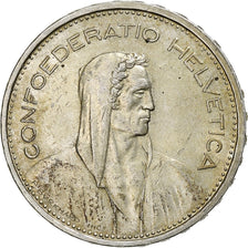 Switzerland, 5 Francs, 1966, Bern, Silver, AU(50-53), KM:40