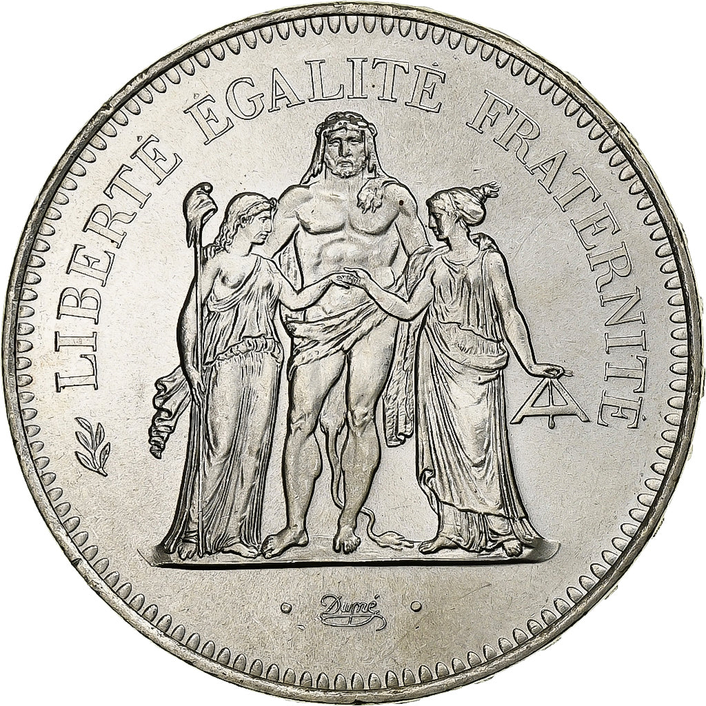 France, 50 Francs, Hercule, 1974, Paris, Argent, SPL, Gadoury:882, KM:941.1