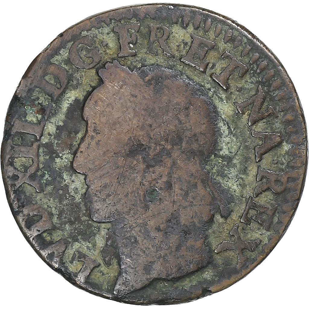 Frankrijk, Louis XIII, Double Tournois, Double tournois de Warin, tête à