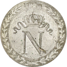 France, Napoleon I, 10 Centimes, 1808, Paris, Billon, AU(55-58), Gadoury:190
