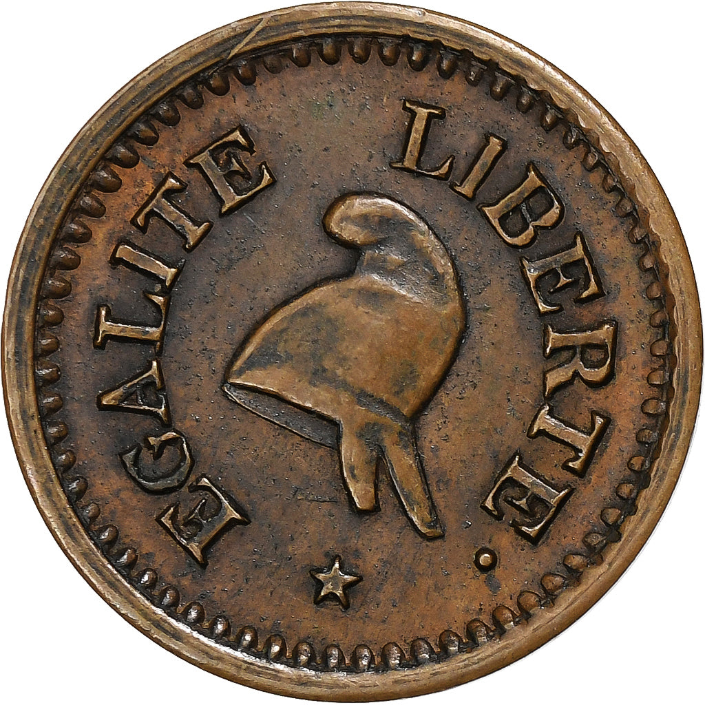 Francia, Essai du centime au bonnet phrygien, An 2 (1794), Paris, Pattern