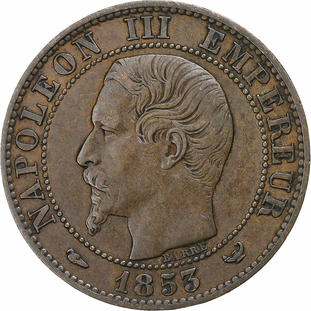 Francia, ficha, Visite de Napoléon III à Lille, 1853, Rame, BB