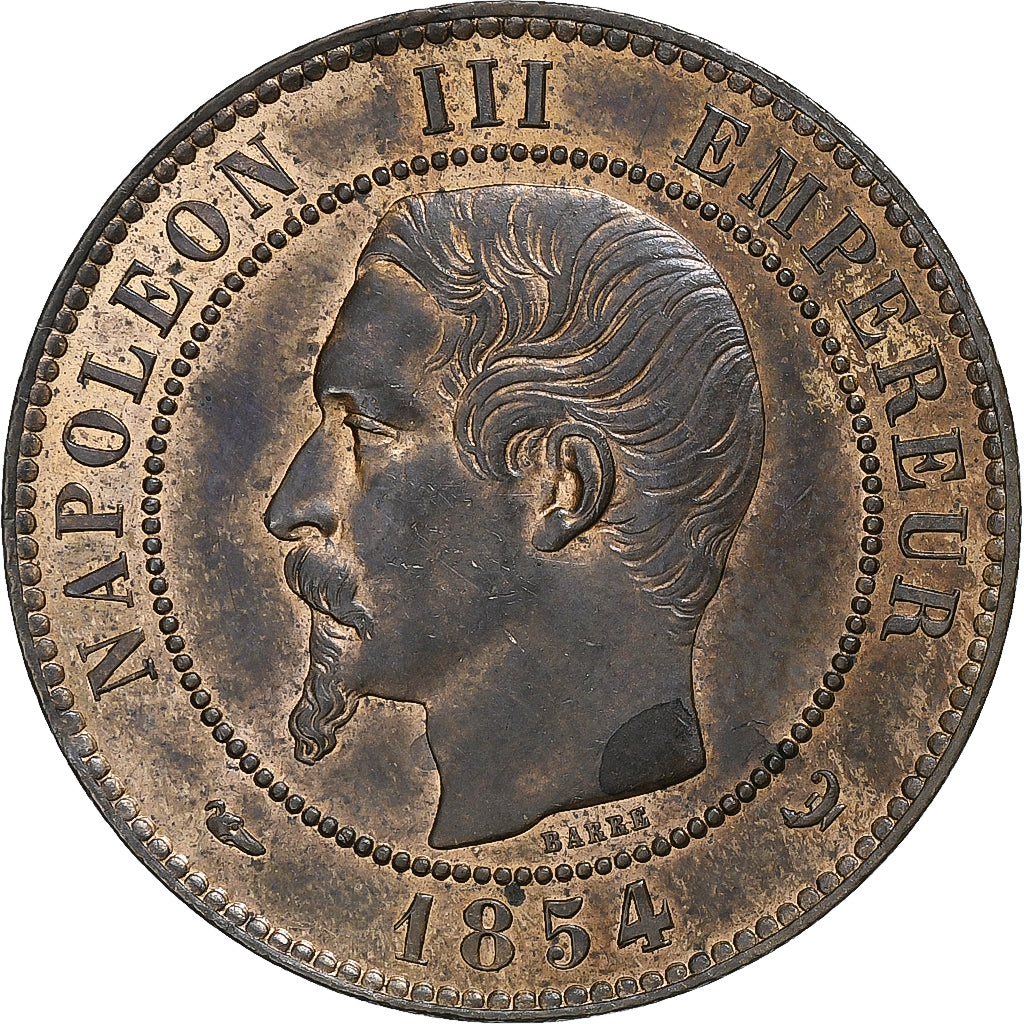 France, Token, Ville de Lille, Érection de la Statue de Napoléon III, 1854