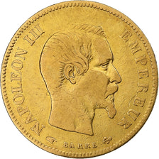 Frankrijk, Napoleon III, 10 Francs, 1856, Paris, Goud, FR+, Gadoury:1014