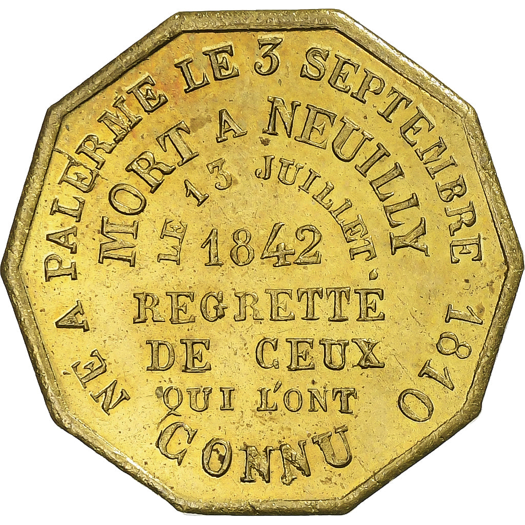 Francia, ficha, Mort de Ferdinand Philippe, Duc d'Orléans, 1842, Ottone, SPL-