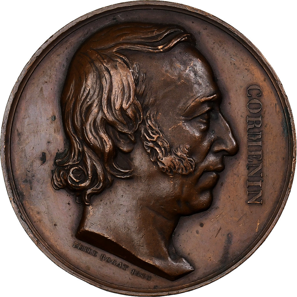France, Medal, Cormenin, Copper, Rogat, AU(50-53)