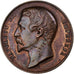 France, Medal, Napoléon III, Agriculture, Exposition, Issoire, 1861, Copper, De