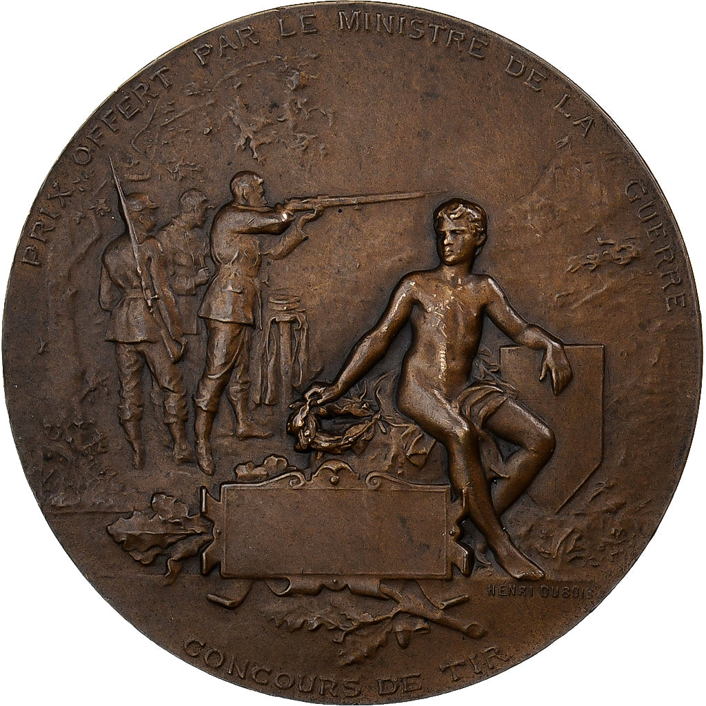 Francia, medaglia, Ministère de la Guerre, Concours de Tir, Bronzo, Dubois.H