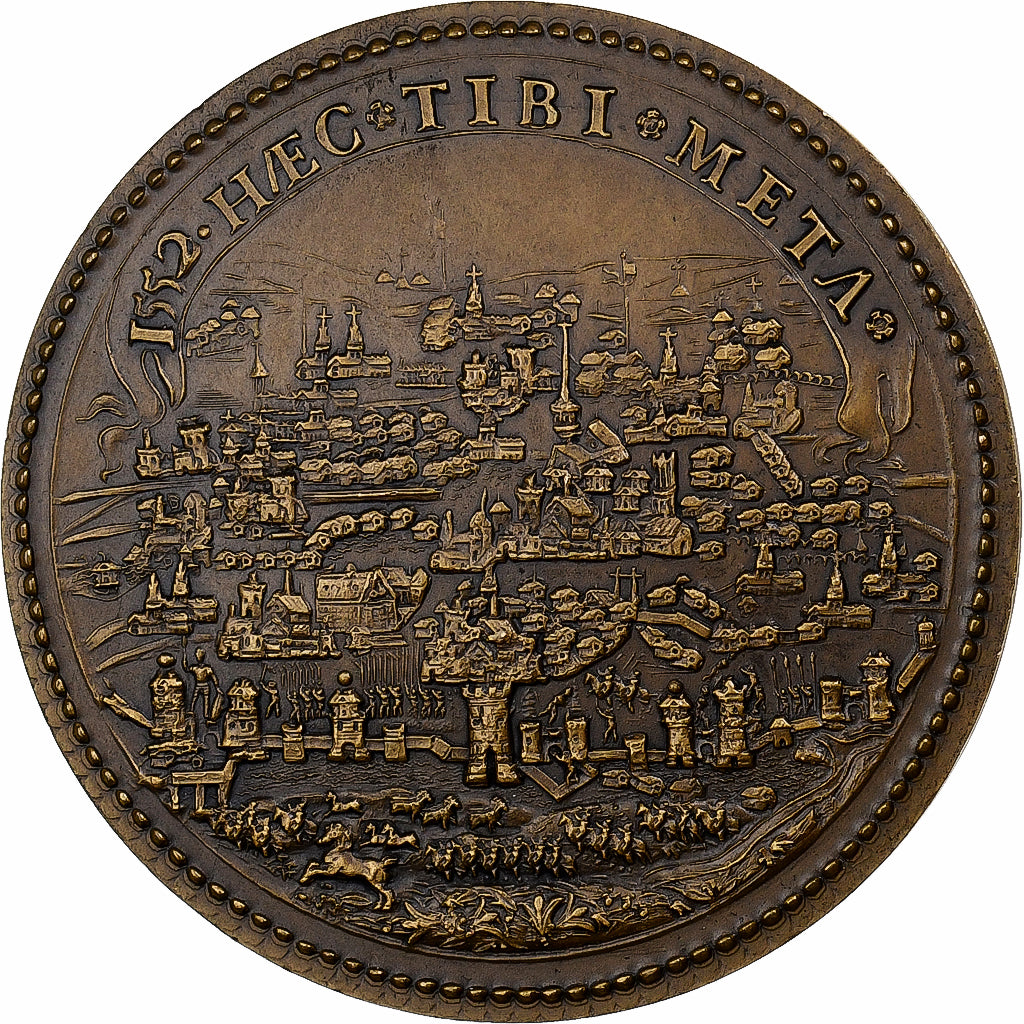 France, Médaille, Les ducs de Guise, Siège de Metz, Bronze, SPL, Refrappe