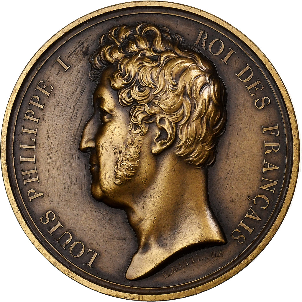 France, Medal, Louis-Philippe Ier, Prise de la Citadelle d'Anvers, 1832, Bronze