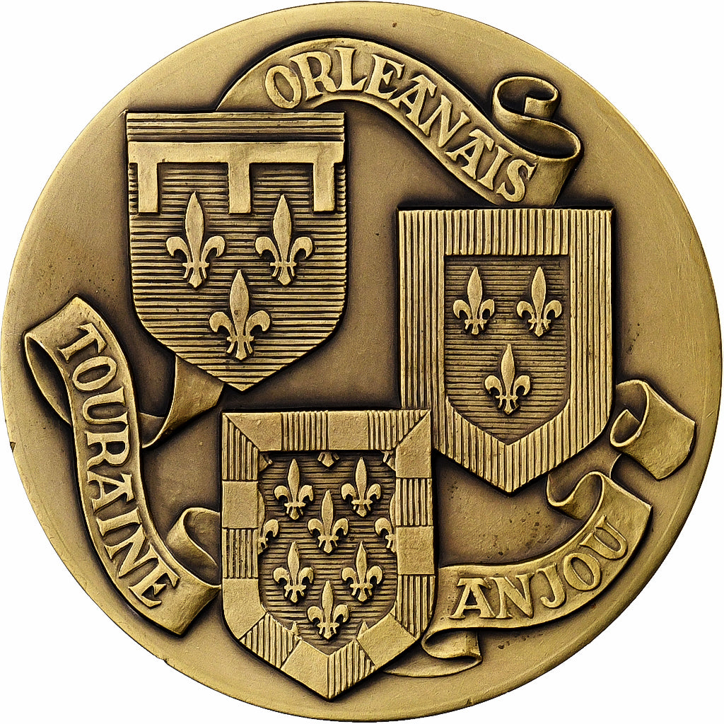 France, Médaille, Touraine, Orléanais, Anjou, Chenonceaux, Bronze, SPL, J.