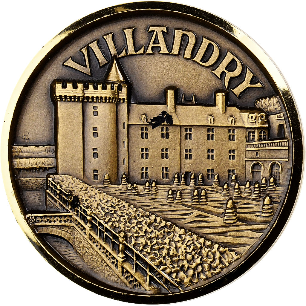 Frankrijk, Medaille, Touraine, Orléanais, Anjou, Villandry, Bronzen, J. Balme