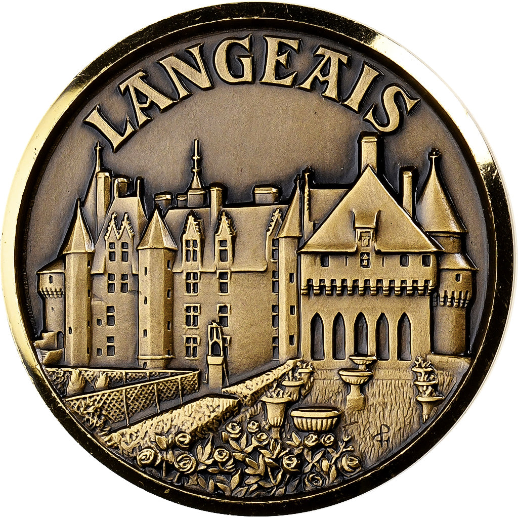 France, Médaille, Touraine, Orléanais, Anjou, Langeais, Bronze, SPL, J. Balme
