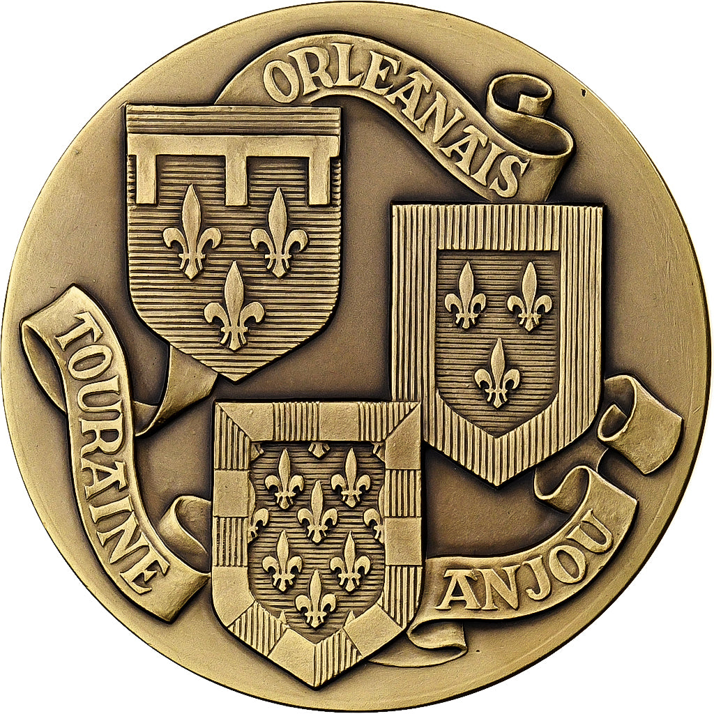 France, Médaille, Touraine, Orléanais, Anjou, Langeais, Bronze, SPL, J. Balme