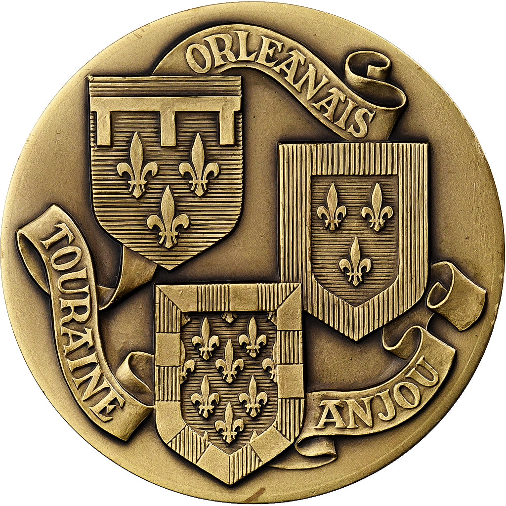 France, Médaille, Touraine, Orléanais, Anjou, Chaumont, Bronze, SPL, J. Balme