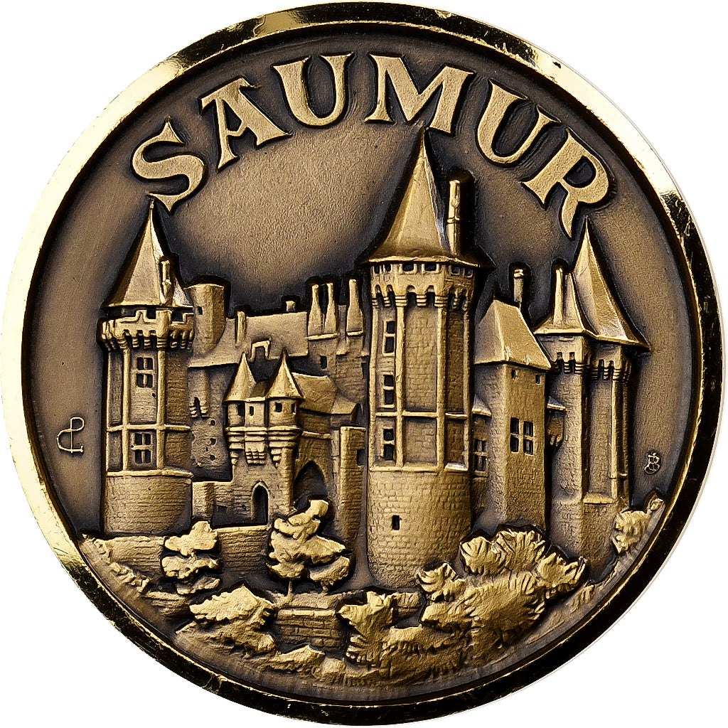 França, medalha, Touraine, Orléanais, Anjou, Saumur, Bronze, J. Balme, MS(63)