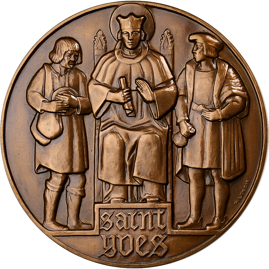 Frankreich, Medaille, Saint Yves, Bronze, Lenoir, UNZ+