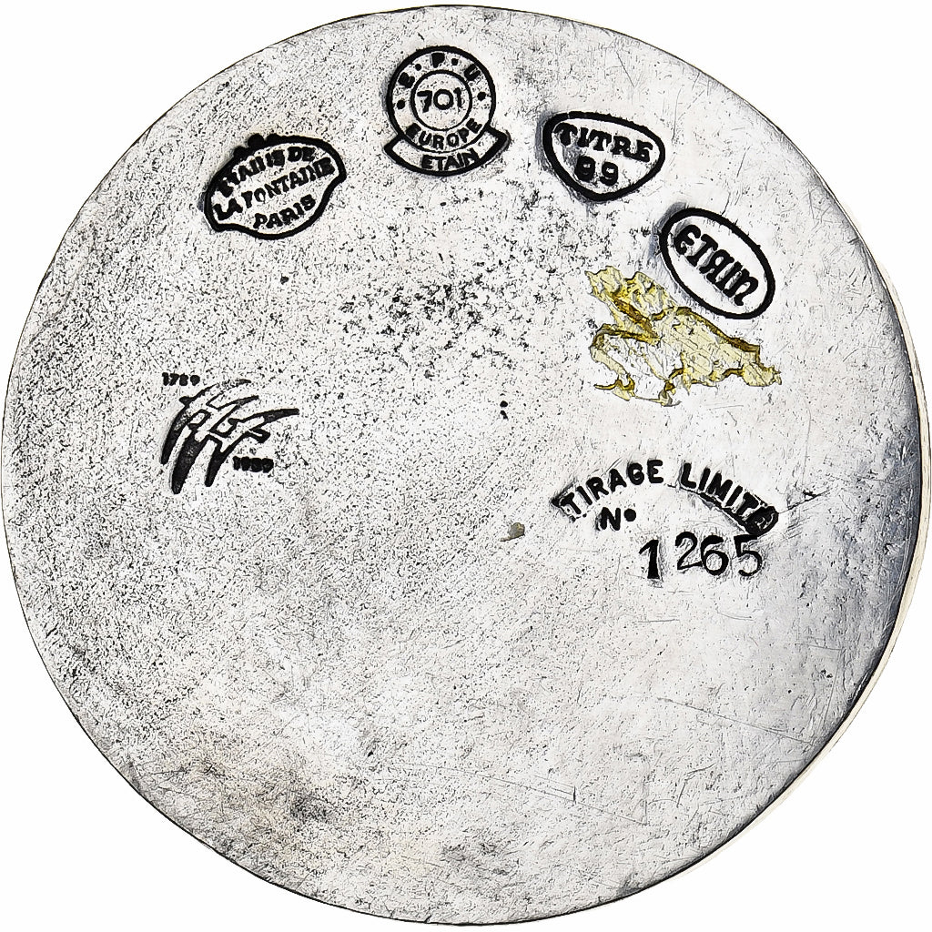 France, Medal, Bicentenaire de la Révolution, Je Veille sur la Nation, 1989