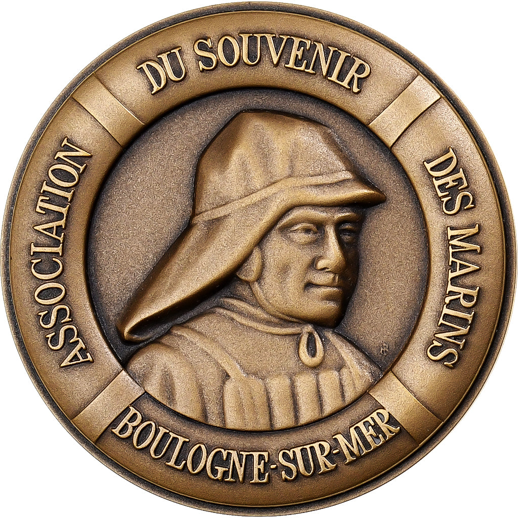 Francia, medalla, Association du Souvenir des Marins de Boulogne-sur-Mer, 1996