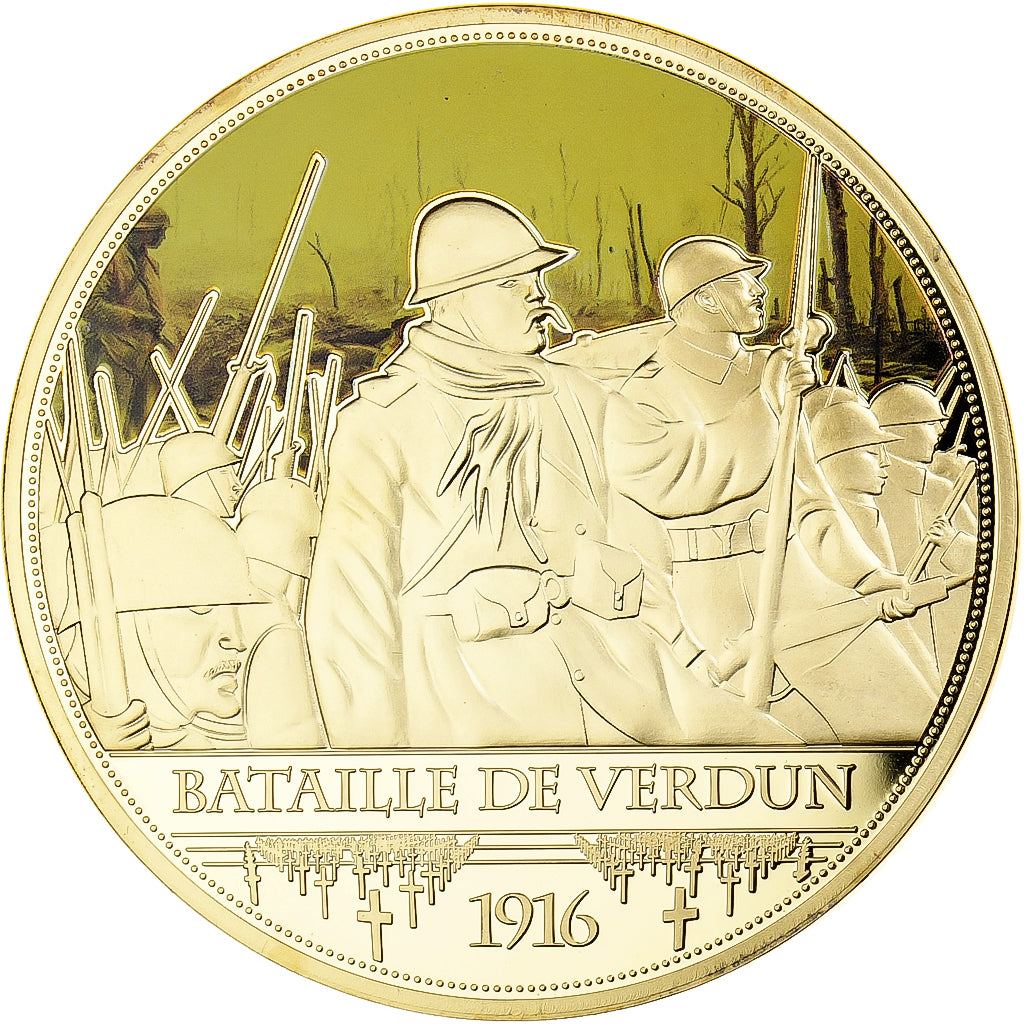 Francia, medaglia, Centenaire Première Guerre Mondiale, Bataille de Verdun