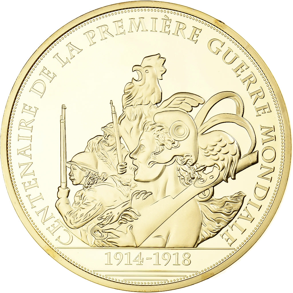 Francia, medaglia, Centenaire Première Guerre Mondiale, Bataille de Verdun