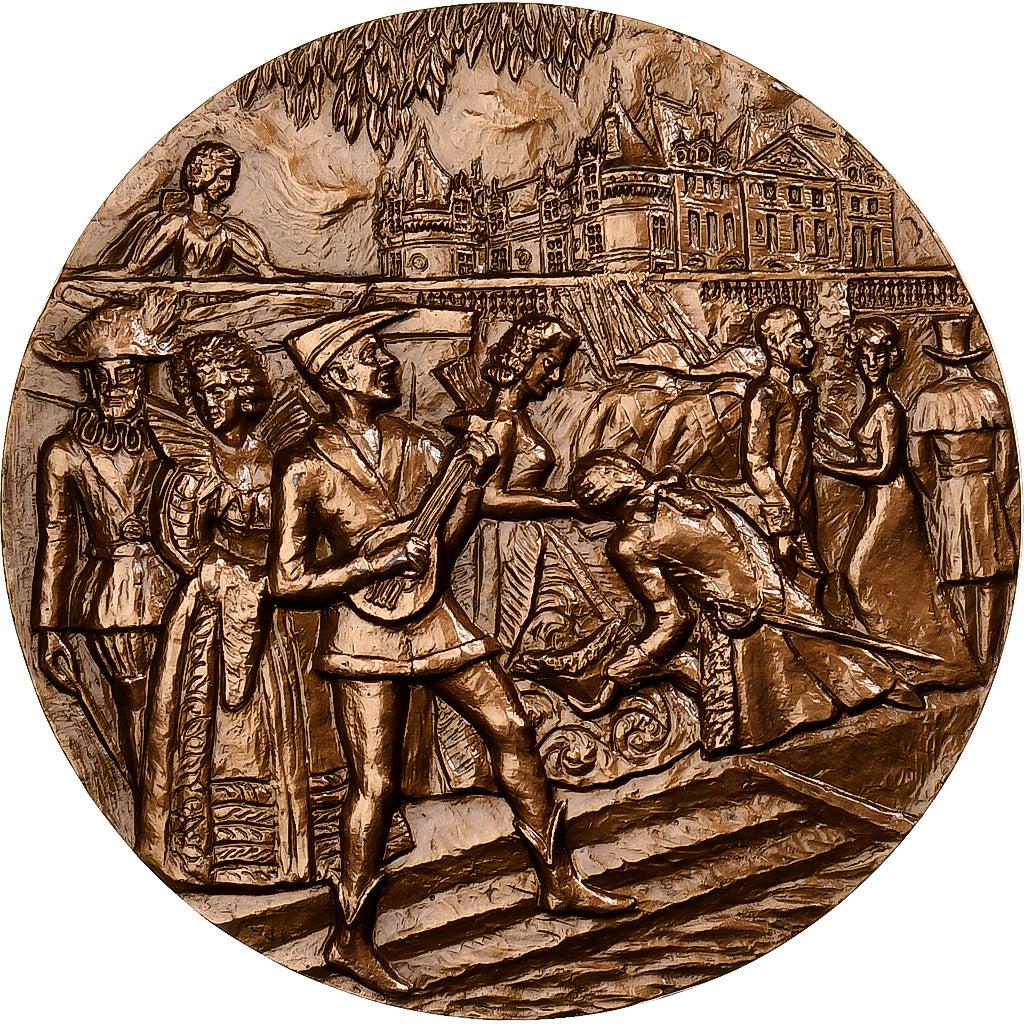 Francia, medalla, Château du Lude, Bronce, Torcheux, SC