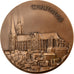 France, Médaille, Concours International d'Orgue, Chartres, 1974, Bronze, FDC