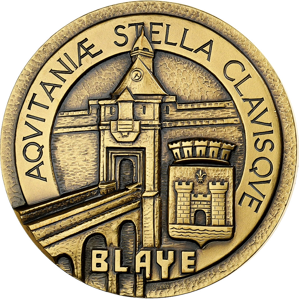 Francia, medalla, Ville de Blaye, Bronce, Pichard, FDC