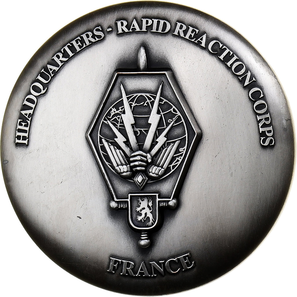 Francia, medaglia, Headquarters-Rapid reaction Corps, 2005, Bronzo argentato