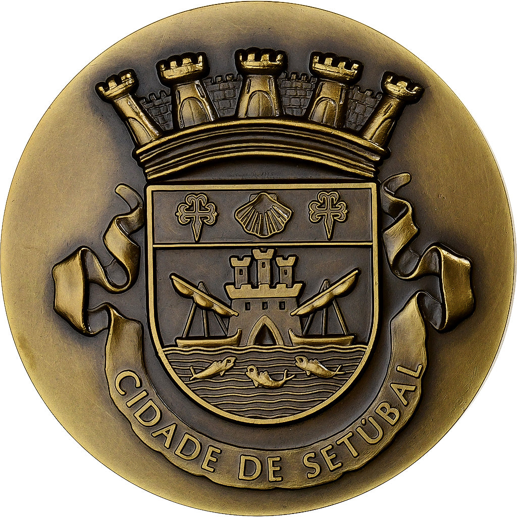 Portugal, Medal, Cidade de Setubal, Bronze, MS(65-70)