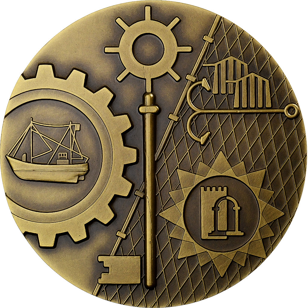 Portugal, Medal, Cidade de Setubal, Bronze, MS(65-70)