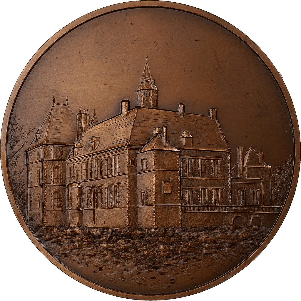 França, medalha, Ville de Haubourdin, 1982, Bronze, MS(65-70)