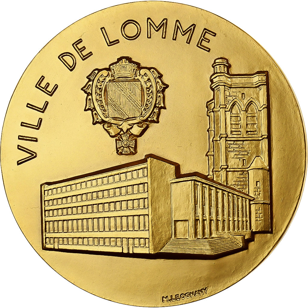 Francia, medalla, La Ville de Lhomme à Pierre Mauroy, Premier Ministre, 1982